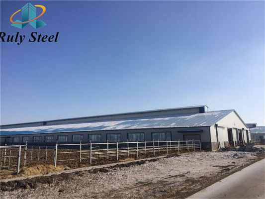 Customized Prefabricated Steel Structure Farm Cowshed Wleded Steel Beam
