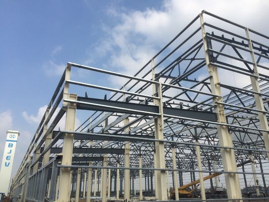 Modular Steel Construction Heavy Duty Steel Structure Plant For Manufacturing Operations