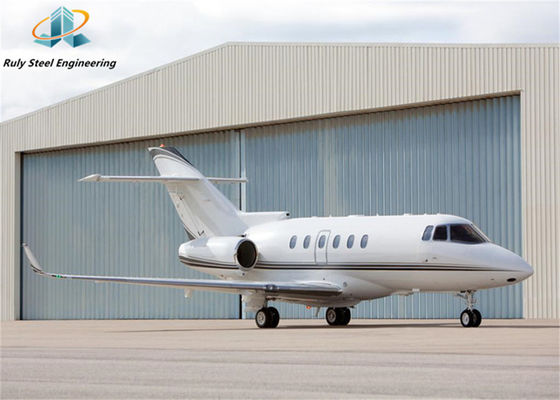 High Span Prefabricated Steel Structure Hangar For Aircraft Storage And Maintenance