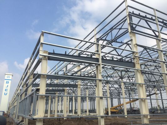 Metal Steel Structure Building Prefab Large Span Construction