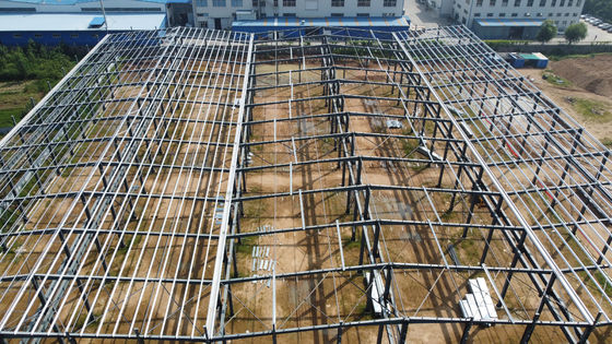 Q235B Steel Structure Building Prefabricated Steel Construction With Insulation Panel
