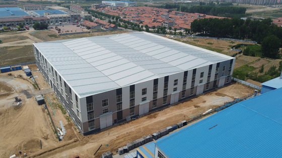 Q235B Steel Structure Building Prefabricated Steel Construction With Insulation Panel