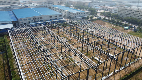 Q235B Steel Structure Building Prefabricated Steel Construction With Insulation Panel