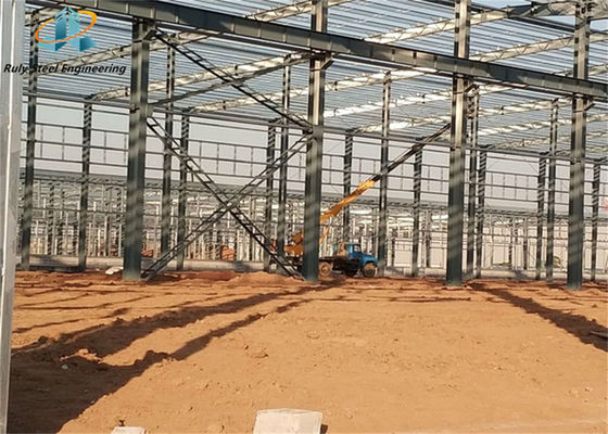 Ultra-Durable and Spanning Steel Structure for Large-Scale Storage Easy Assembly Prefab Steel Structure Workshop