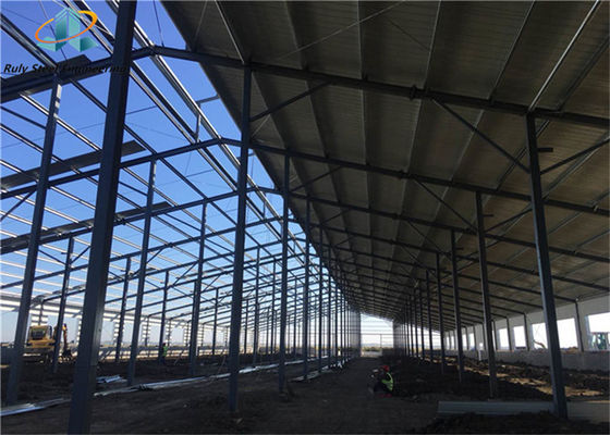 Fabrication High Strength Low Alloy Painted/Galvanized Steel Component Bolt/Welded Connection Prefab Steel Structure