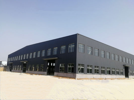 Light Steel Stable Long Lifetime Customized H Section Steel Painted/Galvanized Portal Frame Prefab Steel Structure