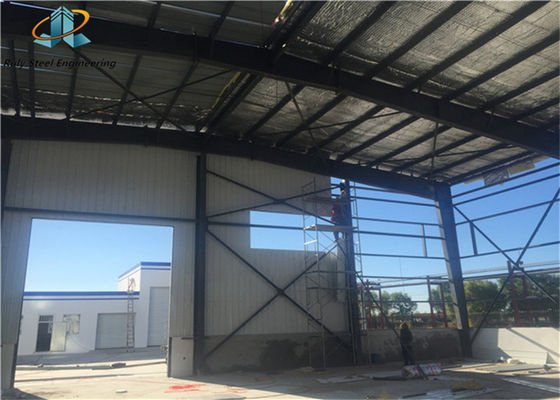 Large Span Prefabricated/Prefab H Beam Design Building Metal Q355/Q235 Factory Warehouse Workshop Steel Structure