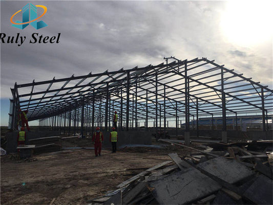 Large Span Prefabricated/Prefab H Beam Design Building Metal Q355/Q235 Factory Warehouse Workshop Steel Structure