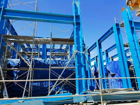 Prefab Workshop Industrial Shed Metal Frame Warehouse Shed High Strength Steel Structure