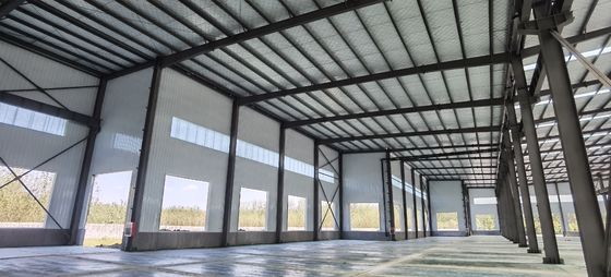 Low Cost Prefabricated Steel Structure Storage Shed with Industrial Building Design Warehouse