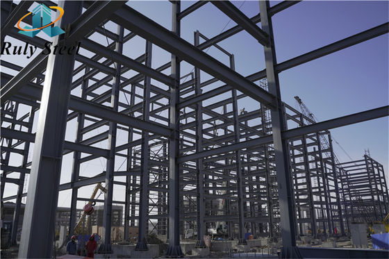 Wide Span Steel Structure Industrial Supply Construction Metal Prefabricated Building Warehouse