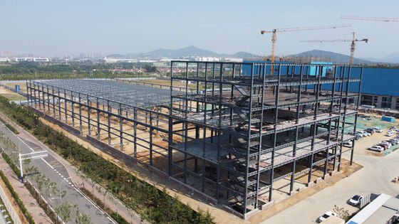 Prefabricated Steel Warehouse with Sandwich Panels for Industrial Use