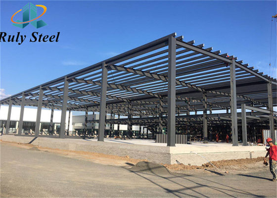 Single Storey Prefabricated Steel Structure Prefab Storage Buildings