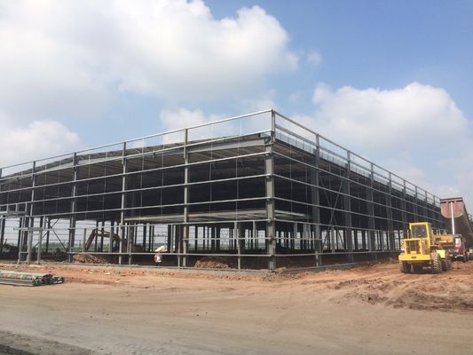 Customized Steel Beam Column Metal Prefab Workshop Construction
