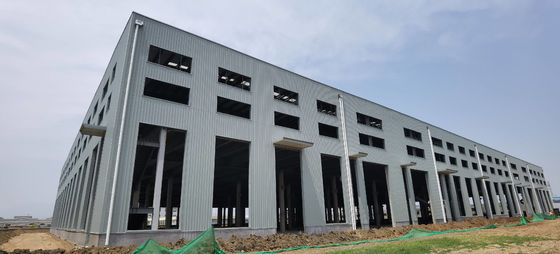 Fabrication Galvanized Steel Structure Church Warehouse Fast Installation