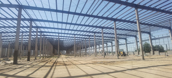 Fabrication Galvanized Steel Structure Church Warehouse Fast Installation