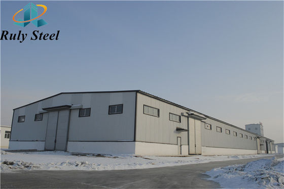 Prefabricated Light Steel Structure Workshop Factory Long Span High Quality Customized Construction