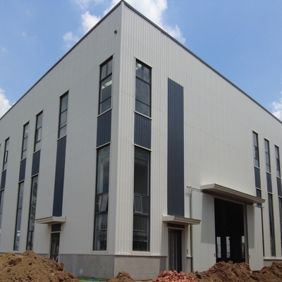Prefab Steel Structure Warehouse with Sandwich Panel Walls