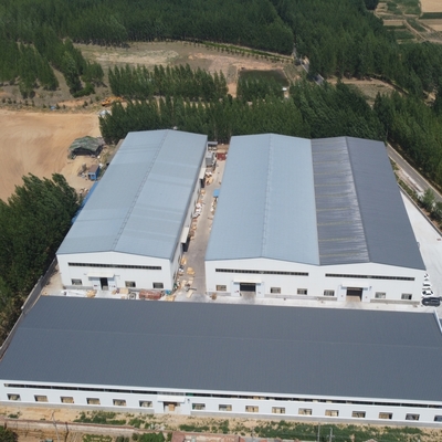 Prefabricated Steel Frame Building Structure with Rock Wool Insulation