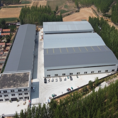 Prefab Steel Workshop Frame with Glass Wool Sandwich Panels