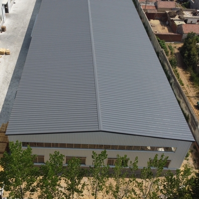 Prefab Steel Workshop with Glass Wool Sandwich Panels