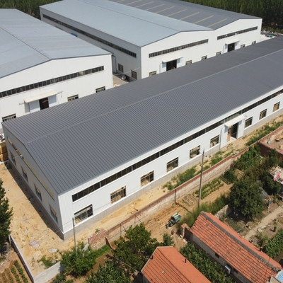 Prefab Steel Structure Warehouse with H-Section Beams 50-Year Lifespan