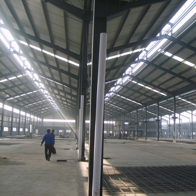 Prefab Steel Structure Building with H-Section Beams and Sandwich Panels