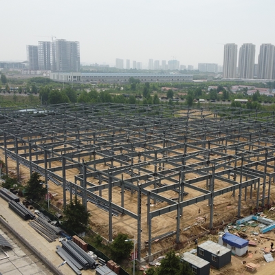 Gable Frame Steel Structure Warehouse for Large Span Buildings