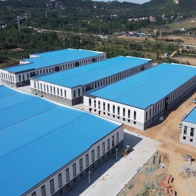 Prefab Steel Structure Warehouse with H-Section Beams 50 Year Lifespan