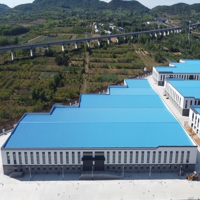 Prefab Steel Structure Warehouse with H-Section Beams 50 Year Lifespan