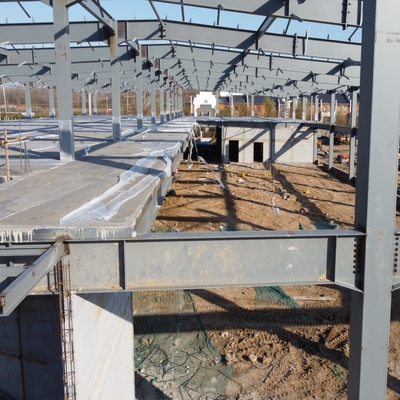 Prefab Steel Structure Warehouse Building with Rock Wool Panels