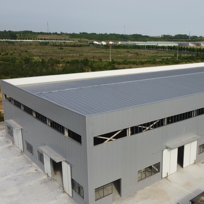 Prefab Steel Structure Warehouse Workshop Customizable Large Span
