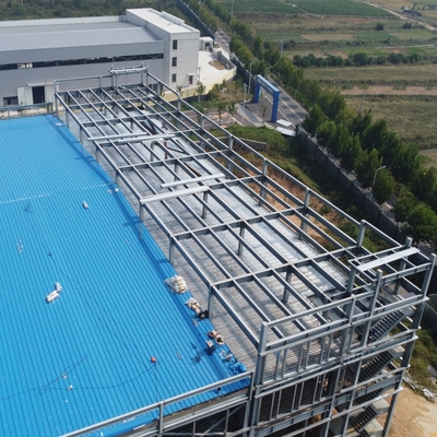Prefabricated Steel Structure Workshop with Sandwich Panel Roofing