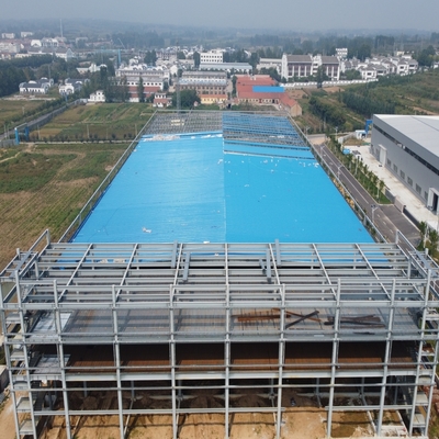 Double Floors Steel Frame Office Building with PU Sandwich Panels