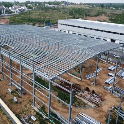 Steel Structure Car Showroom with Maintenance Shop Q235B Q355B