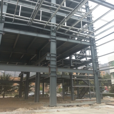Heavy Industrial Steel Buildings Prefabricated with H Section Columns