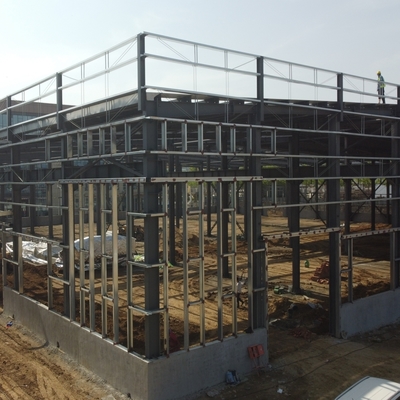 Prefabricated Steel Structure Warehouse Building Q355 Custom Size