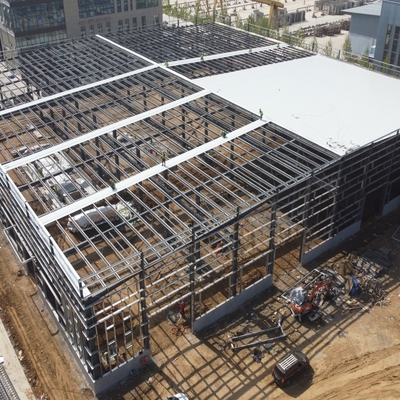 Welded Steel Pipe Column Concrete Filled Tubular Post Fabricator