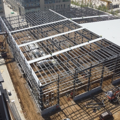 Prefab Steel Structure Building with 50-Year Lifespan CE Certified