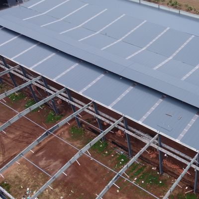 Heavy Duty Prefabricated Steel Structure Warehouse for Cement Plant Storage with Q235B/Q355B Steel