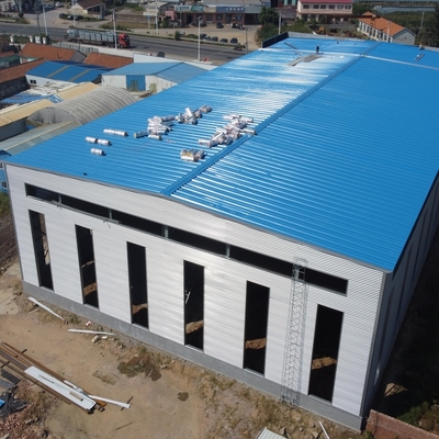 Prefab Steel Structure Warehouse H-Section 4000㎡ CE Certified