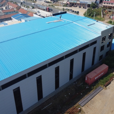 Custom Prefab Steel Structure Warehouse 30000SQM Low Maintenance