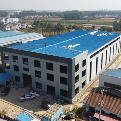 Pre Engineered Steel Structure Workshop with H-Section Beams