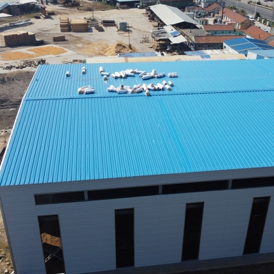 Prefab Steel Structure Workshop with H-Section Beams 50-Year Lifespan
