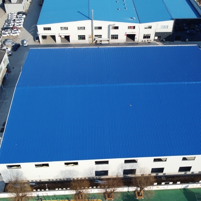 Prefab Steel Structure Workshop with H-Section Beams 50-Year Lifespan