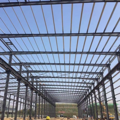 133m×67m Prefab Steel Structure Warehouse Structural Steel Frame Buildings