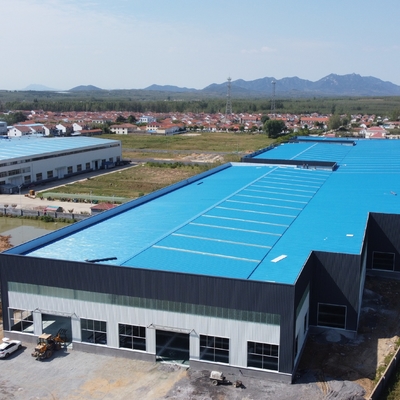 Q355B Prefabricated Steel Warehouse for Machinery Processing