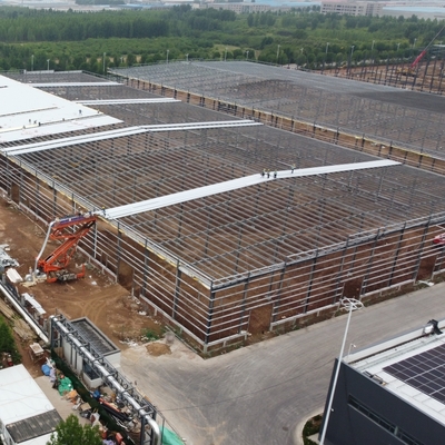 Prefab Steel Structure Workshop with 50-Year Lifespan