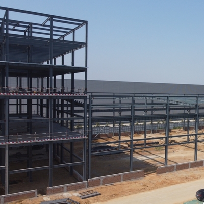 Prefabricated Steel Workshop Building with Rock Wool Insulation