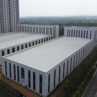 Q355B Prefabricated Steel Warehouse for Machinery Processing